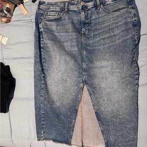 Women's Blue Denim Skirt